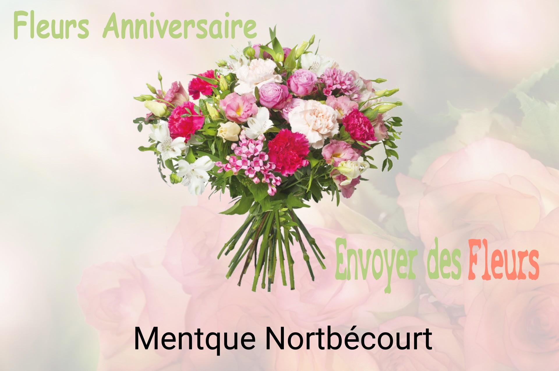 Bouquet de fleurs d’anniversaire livré à Mentque-Nortbécourt